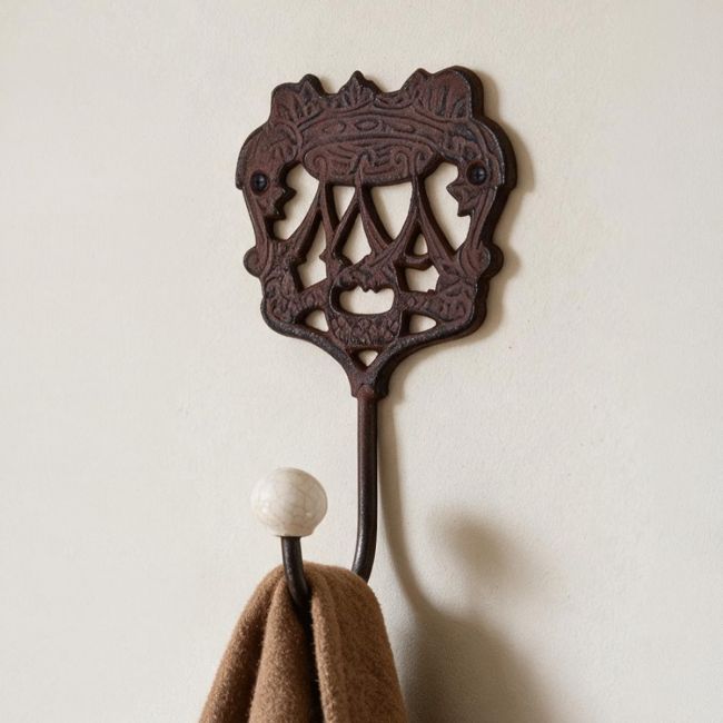 "Royal Camelot" Cast Iron Hook "Royal Camelot" Cast Iron Hook