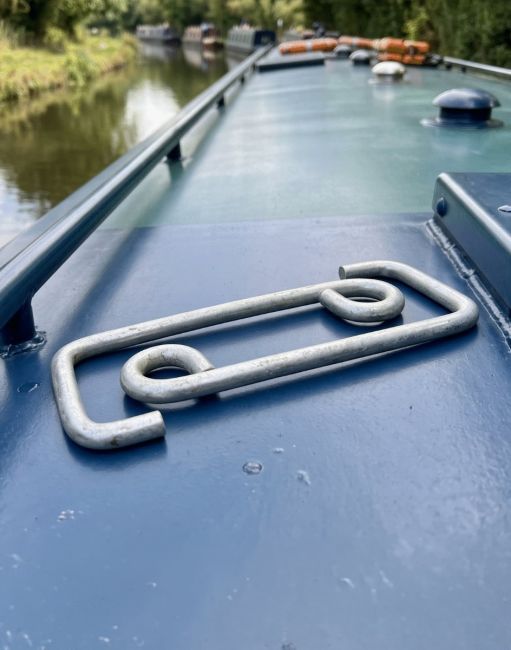 Galvanised Piling Hooks in a Square Shape