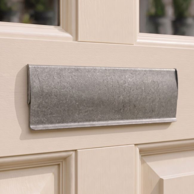 Traditional Letter Flap in a Pewter Finish