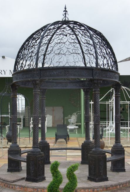 "Deluxe Calistas Acropolis" Cast Iron Gazebo "Deluxe Calistas Acropolis" Cast Iron Gazebo