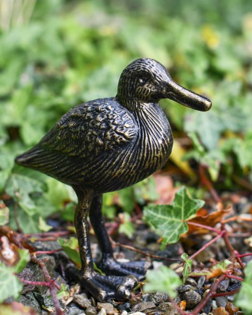 Black and Gold Aluminium Avocet Sculpture Black and Gold Aluminium Avocet Sculpture