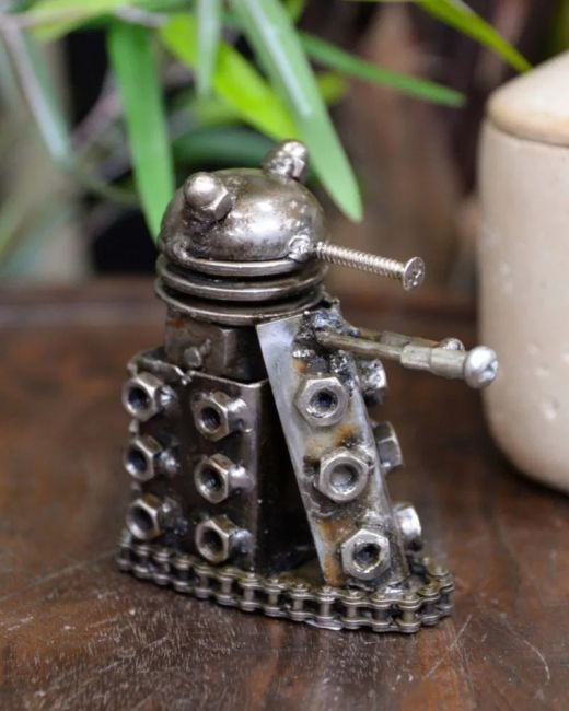 The Sentinel Recycled Metal Art Sculpture The Sentinel Recycled Metal Art Sculpture