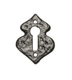 Antique Black Iron Escutcheon / Key Hole Cover Antique Black Iron Escutcheon / Key Hole Cover
