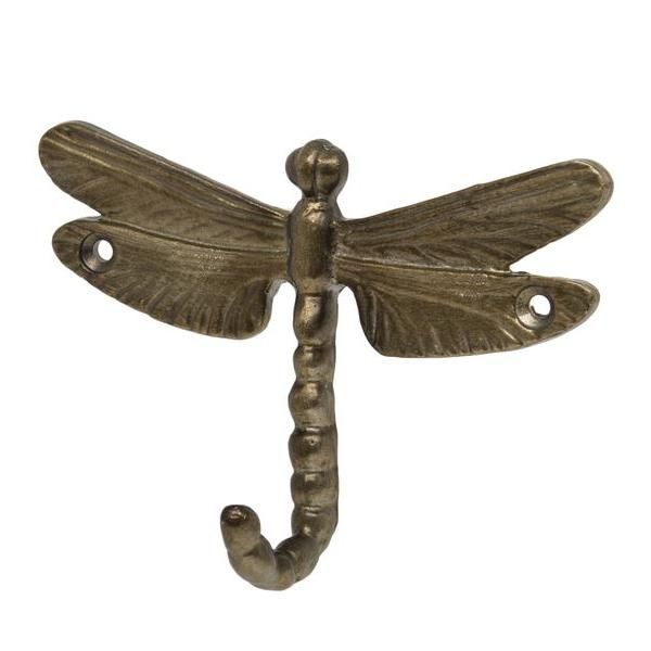 Antique Brass Dragonfly Wall Hook Antique Brass Dragonfly Wall Hook