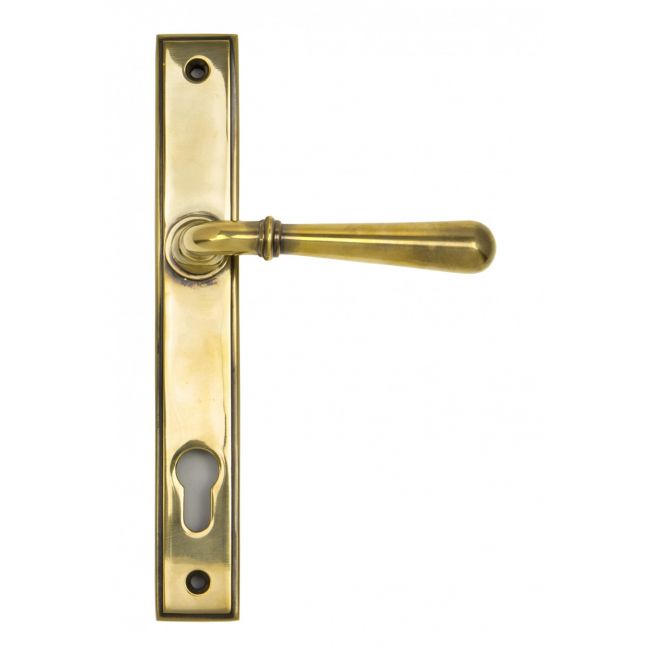 "Emerson" Antique Brass Slim Line Door Handle "Emerson" Antique Brass Slim Line Door Handle