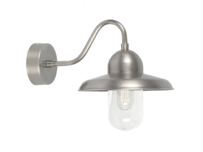 "Orchid" Antique Nickel Traditional Swan Neck Lantern "Orchid" Antique Nickel Traditional Swan Neck Lantern