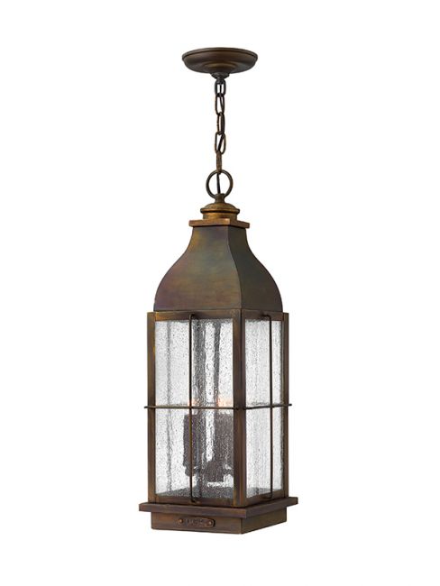 Antique Seeded Window Chain Lantern Antique Seeded Window Chain Lantern