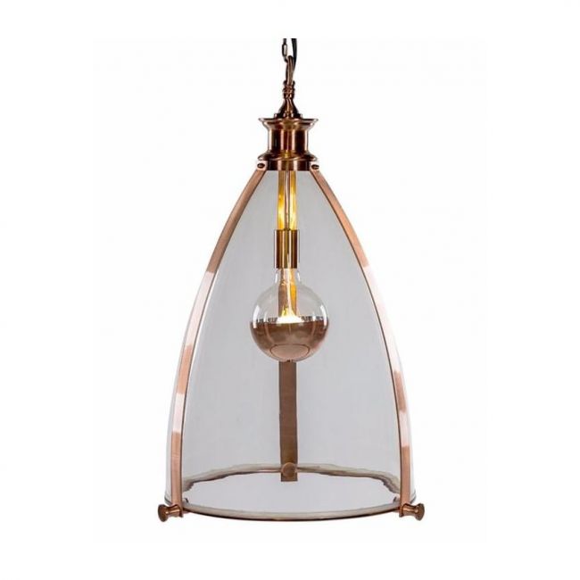 Arched Frame Hanging Pendant Light in a Copper Finish Arched Frame Hanging Pendant Light in a Copper Finish