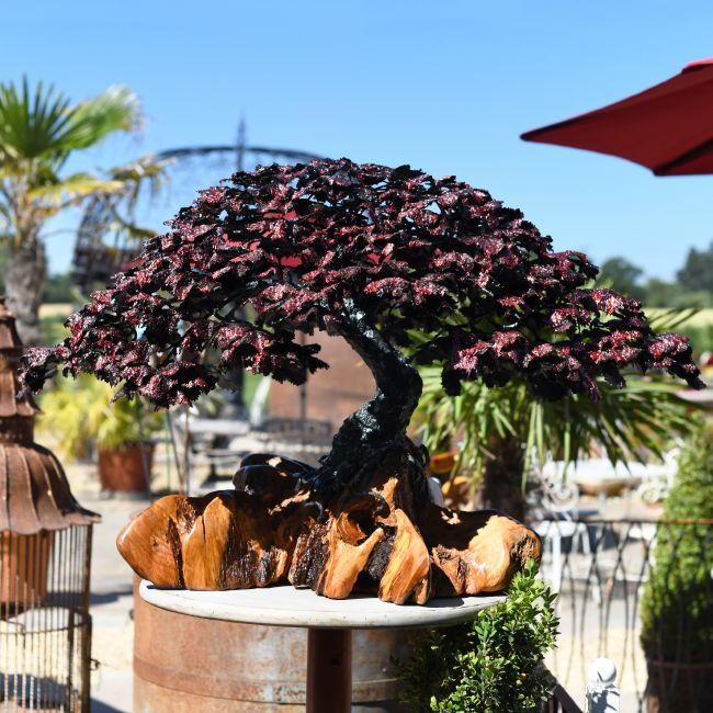 Metal & Wood Magical Tree Garden Sculpture 