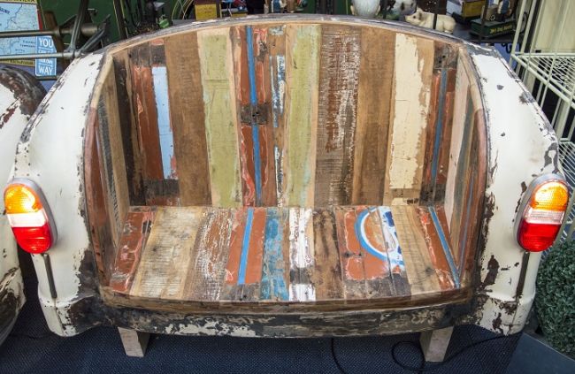 Cream Back of Car Sofa Cream Back of Car Sofa