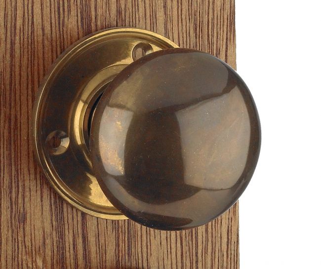 Round Knob Dark Antique