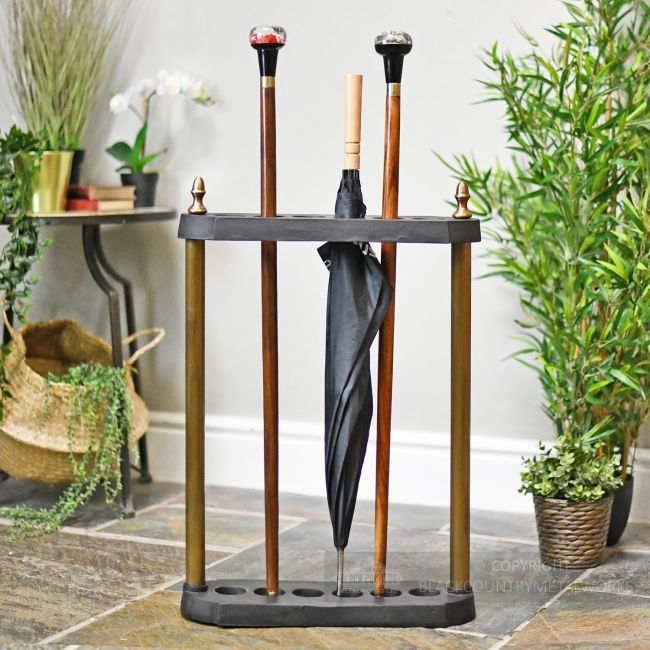 Solid Brass & Cast iron Umbrella stand