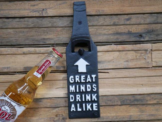 Quirky Beer-Shaped Iron Bottle Opener