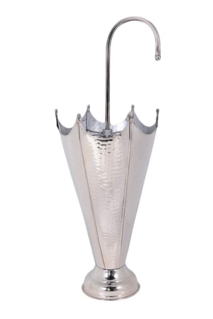 "Bellambrella" Umbrella & Walking Stick Stand - Bright Chrome