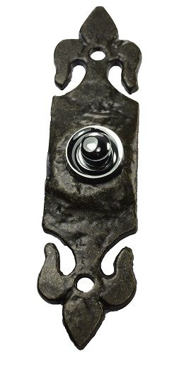 "Bolsover House" Fleur De Lys Iron Bell Push