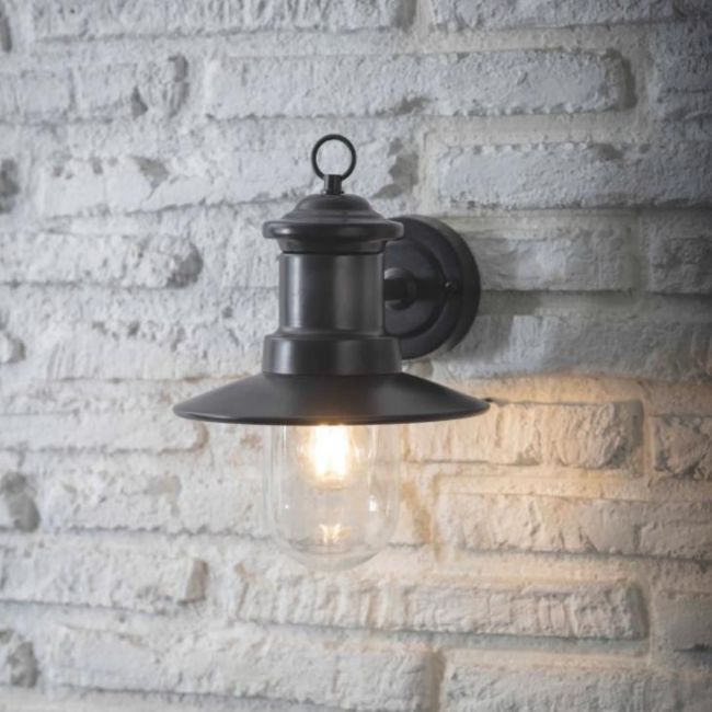 Black Nautical Style Wall Light Black Nautical Style Wall Light