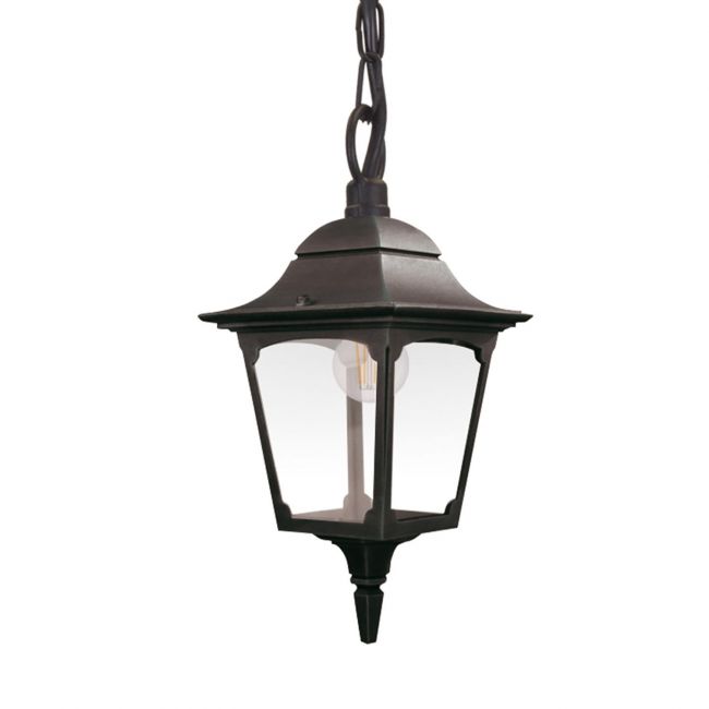 Black "Chapel Heath" Hanging Chain Lantern - 42cm Black "Chapel Heath" Hanging Chain Lantern - 42cm