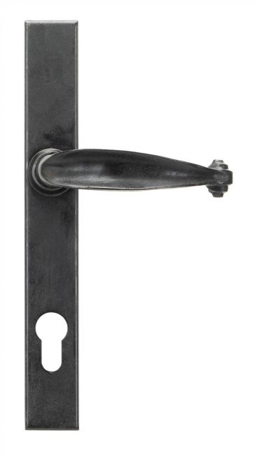 "Bancroft" Black Beeswax Slimline Lever Door Handle Front "Bancroft" Black Beeswax Slimline Lever Door Handle Front