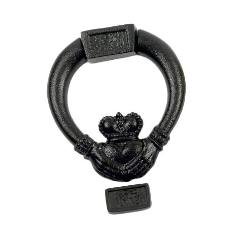 Black Heart and Hand Design Door Knocker Black Heart and Hand Design Door Knocker