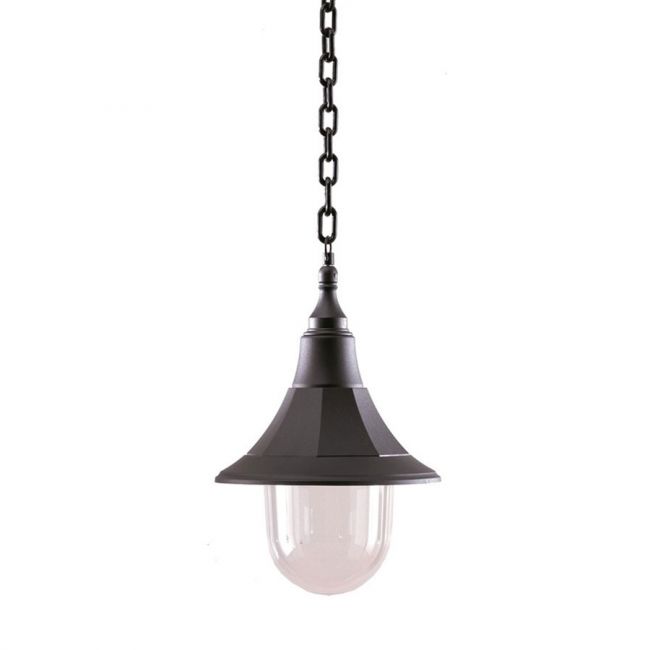 Black Classic Conical Chain Hanging Light Black Classic Conical Chain Hanging Light
