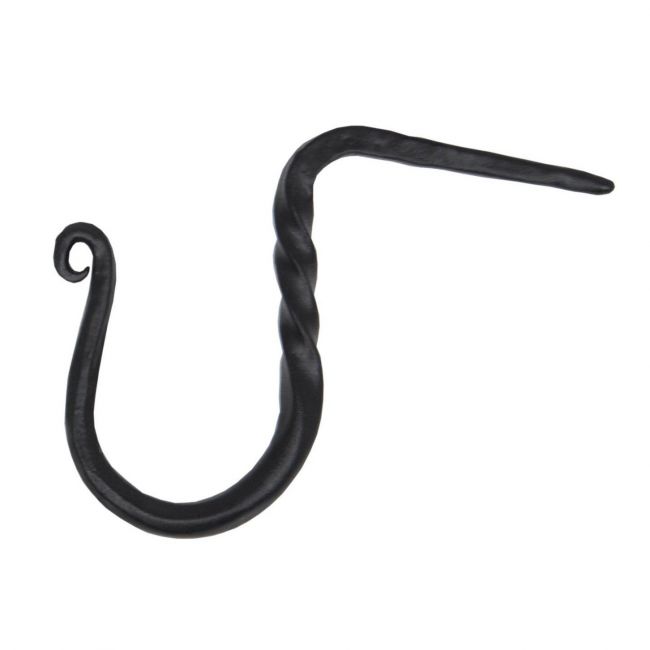 Blacksmith Style Cup Hook Finished in a Black Finish Blacksmith Style Cup Hook Finished in a Black Finish
