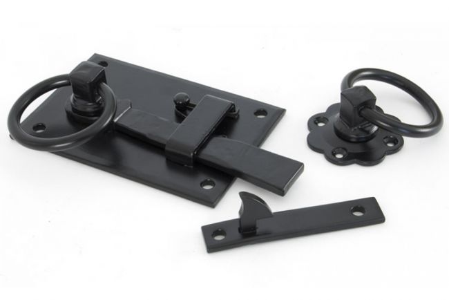Black Heavy Duty Thumb Latch
