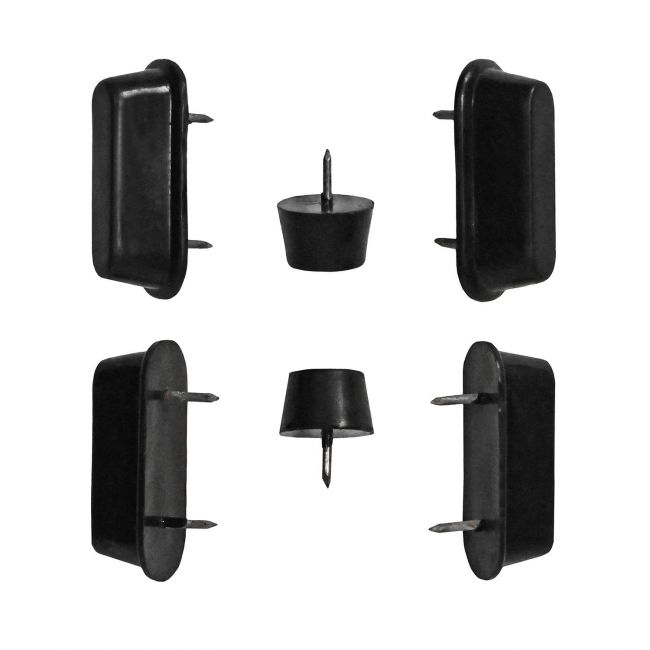 Nylon Nail-In Buffers in Black Nylon Nail-In Buffers in Black