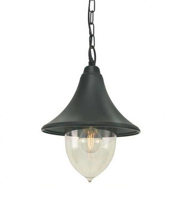 Black Shaded Chain Hanging Lantern Black Shaded Chain Hanging Lantern