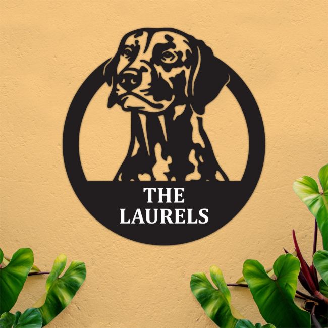 Bespoke Dalmatian House Name Sign Bespoke Dalmatian House Name Sign