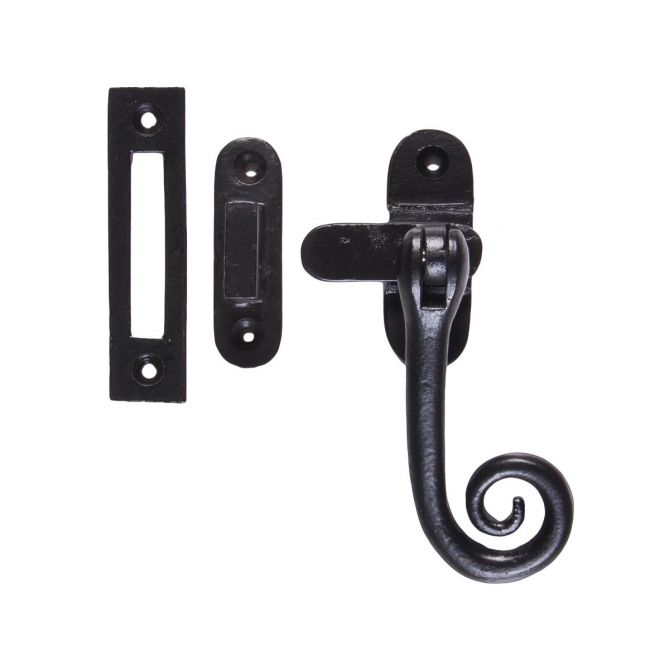 Traditional Monkey Tail Window Stay in Black Traditional Monkey Tail Window Stay in Black