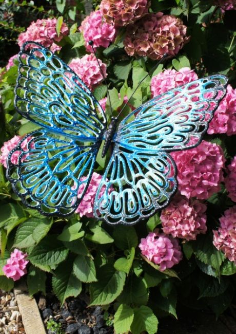 “Kenningsly Park” Cast Iron Butterfly Garden Sculptures 