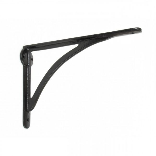 Curved Black Iron Shelf Bracket Curved Black Iron Shelf Bracket