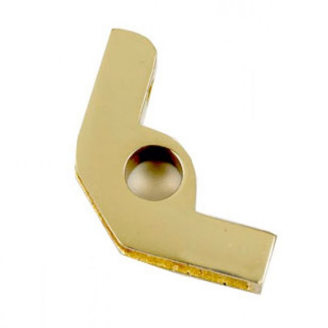 Brass Un-Hinged Bracket With Flat Head Screw - 16mm Brass Un-Hinged Bracket With Flat Head Screw - 16mm