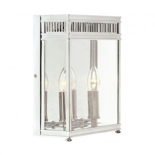 Twin Bulb Wall Light In a Bright Chrome Finish Twin Bulb Wall Light In a Bright Chrome Finish