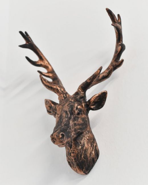 Bronze & Copper Cast Aluminium Elk Wall Bust Main Bronze & Copper Cast Aluminium Elk Wall Bust Main