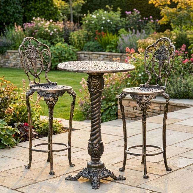 Antique Bronze "Summerworth " Dining Set in Situ