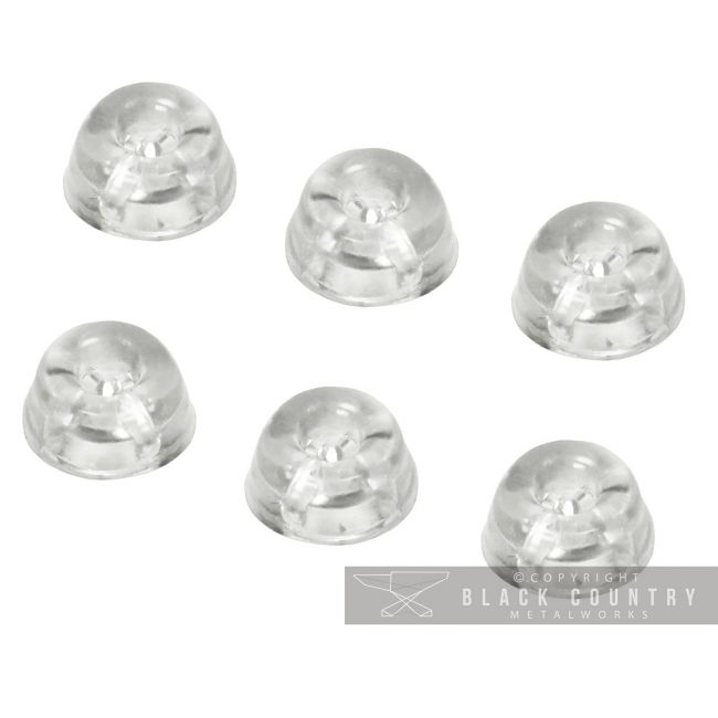 Clear Round Toilet Buffers - Pack of 6 Clear Round Toilet Buffers - Pack of 6