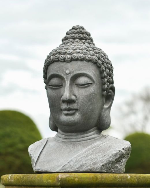 Buddha Bust Garden Sculpture Buddha Bust Garden Sculpture