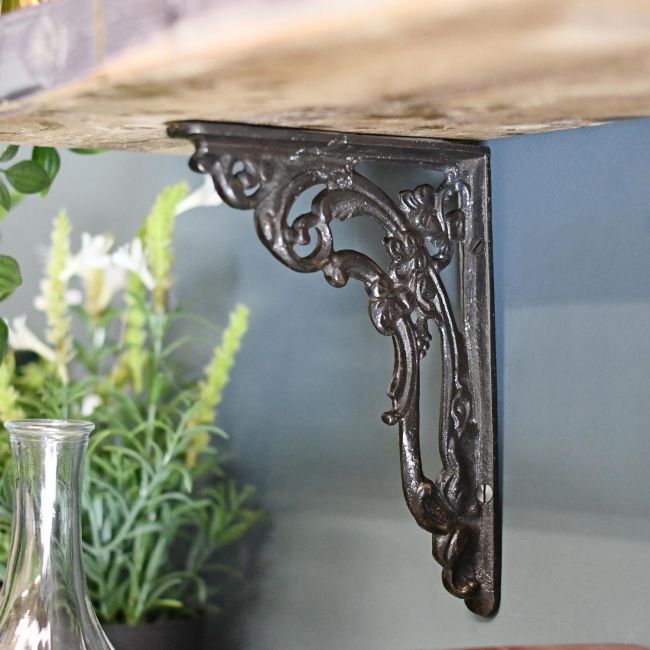 Ornate "Victorian Amalina" Scroll Bracket Created From Cast Iron