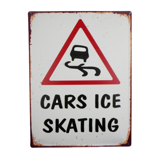 "Cars Ice Skating" Wall Sign "Cars Ice Skating" Wall Sign