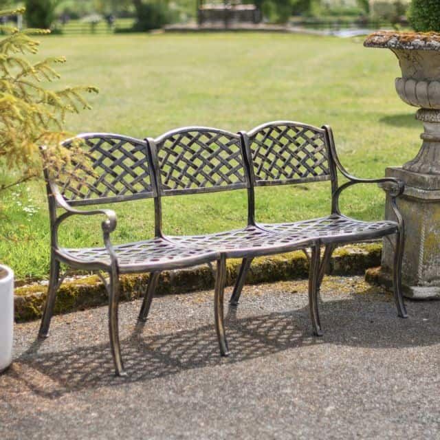 Antique Bronze "Summerworth " Dining Set in Situ Antique Bronze "Summerworth " Dining Set in Situ