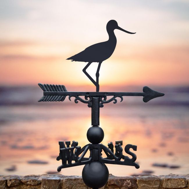 Cast Iron & Steel "Avocet Bird" Weathervane Cast Iron & Steel "Avocet Bird" Weathervane