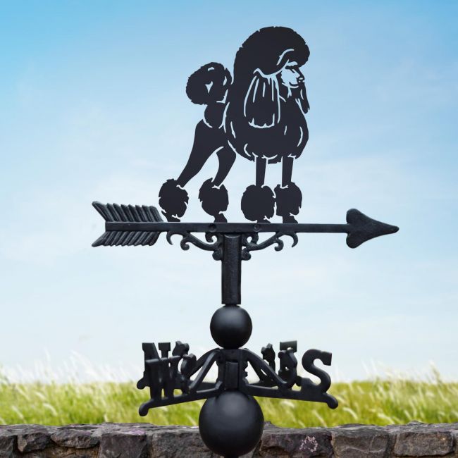 Cast Iron & Steel Poodle Weathervane Cast Iron & Steel Poodle Weathervane