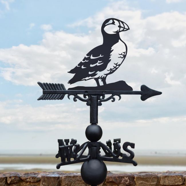 Cast Iron & Steel Puffin Weathervane  Cast Iron & Steel Puffin Weathervane
