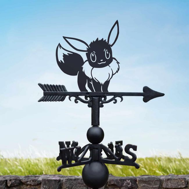 Cast Iron & Steel Unevolved Furry Brown Creature Weathervane Cast Iron & Steel Unevolved Furry Brown Creature Weathervane