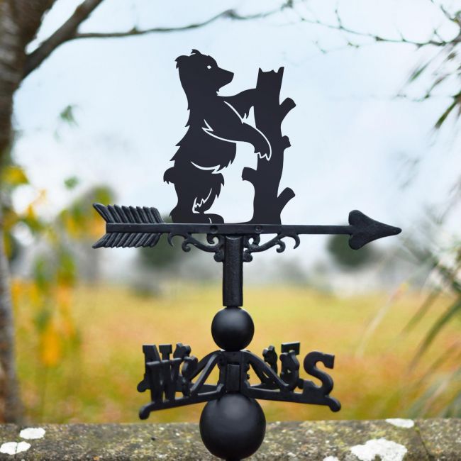 Cast Iron & Steel "Woodland Bear" Weathervane Cast Iron & Steel "Woodland Bear" Weathervane