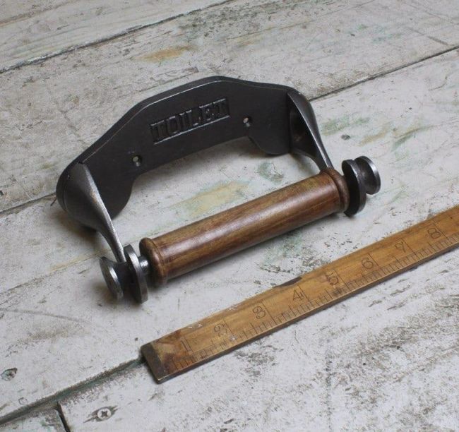 Cast Iron Toilet Roll Holder