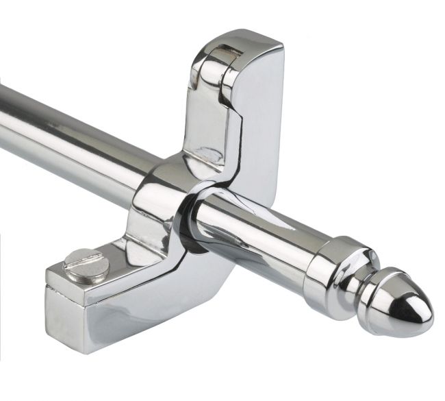 Bright Chrome Stair Rods With Acorn Finial - 16mm