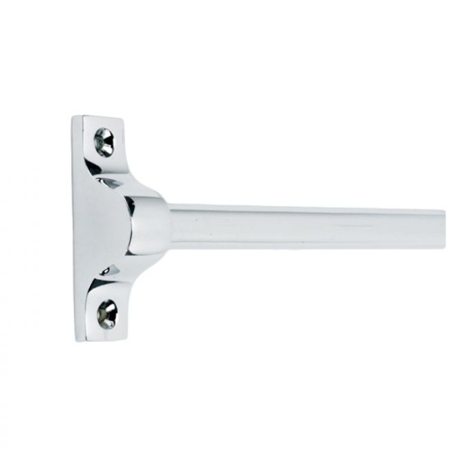 Bright Chrome One Bar Window Security