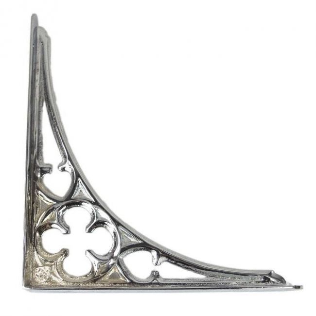 "Coalbrookdale" Bright Chrome Bracket 36 x 26cm "Coalbrookdale" Bright Chrome Bracket 36 x 26cm